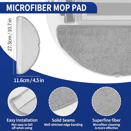 34 Pcs Q7 M5+ Replacement Accessories Compatible with Roborock (33 Count)