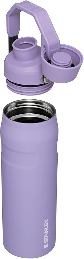 Stanley IceFlow Fast Flow Water Bottle | Angled Spout Lid | Lightweight & Leakproof for Travel & Sports | Insulated Stainless Steel | BPA-Free