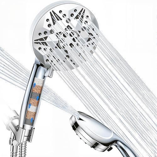 Filtered High Pressure Handheld Shower Head