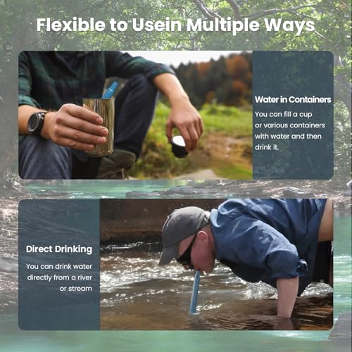 Camping Water Filtration Straw
