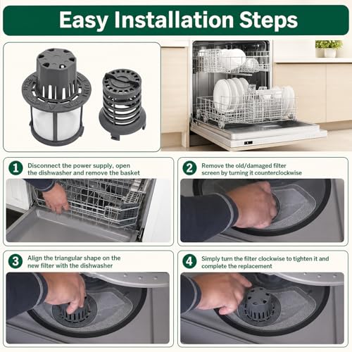WD12X25995 Dishwasher Ultra Fine Filter and Basket Assembly PS16217023 Part