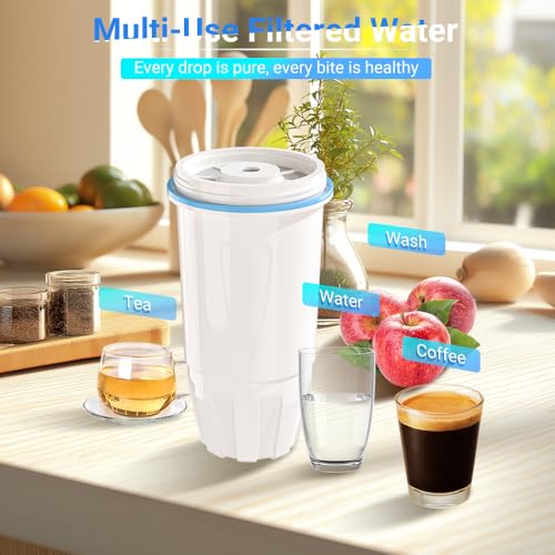 Water Filter Replacement for Zero Pitcher and Dispenser ZR (6 Count)
