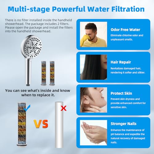 10" Dual Filtered Shower Head Combo