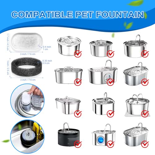 Cat Water Fountain Filters (32 Count)