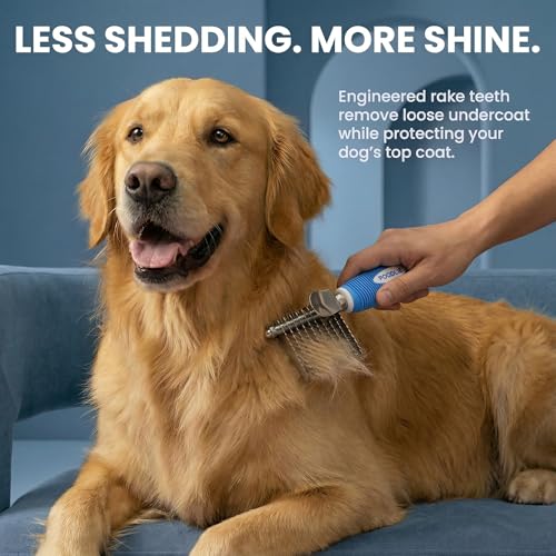 Poodle Dematting Fur Rake Comb Brush for Dogs and Cats