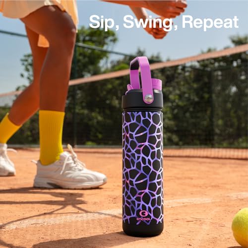 Insulated Water Bottle with Straw Stainless Steel Water Bottle