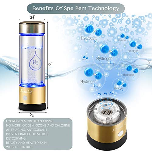LevelUpWay 2025 Hydrogen Water Bottle Generator