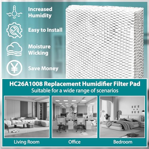HC26A1008 Replacement Humidifier Filter Pad for Honeywell HE360