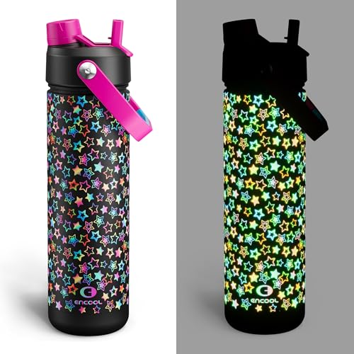 Insulated Water Bottle with Straw Stainless Steel Water Bottle