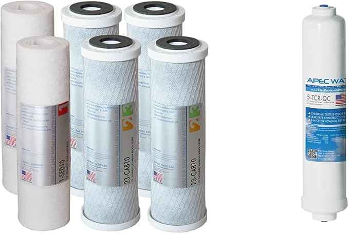 APEC Water Systems Filter Set with Inline Carbon Filter