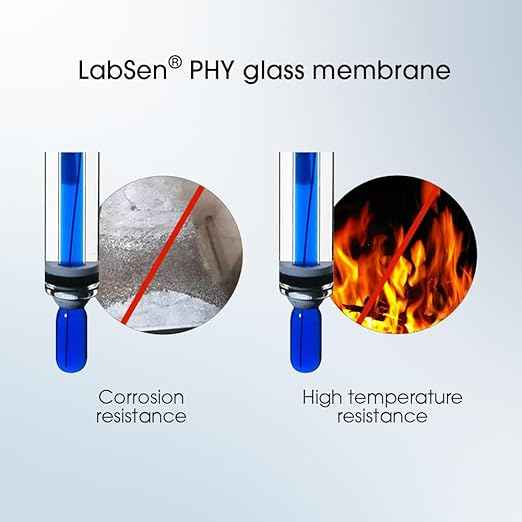Apera Instruments PH700-HT Benchtop Lab pH Meter for High-Temperature Liquids (up to 130˚C) and/or Caustic Water Solutions