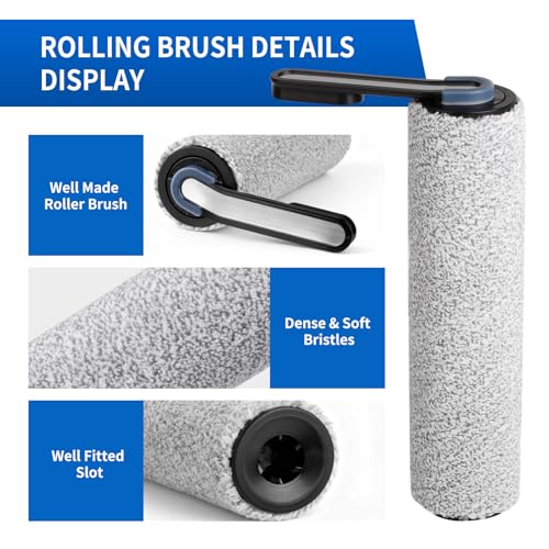 Replacement Roller Brush & Filters for Tineco S5 Combo (6 Count)