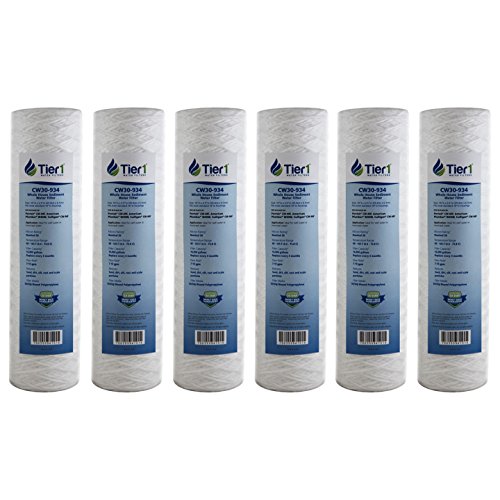 30 Micron 2.5" × 10" Whole House Sediment Water Filter (6 Count)