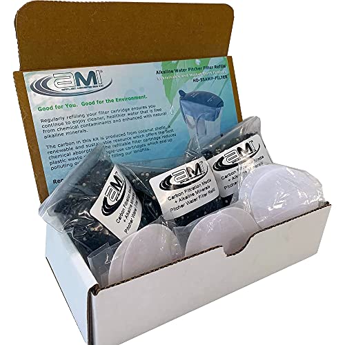 AMI Alkaline Water Pitcher Refills for High (3 Count)