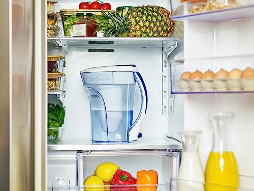 10-Cup Ready-Pour 5-Stage Water Filter Pitcher 0 TDS for Improved Tap Water Taste - IAPMO Certified to Reduce Lead, Chromium, and PFOA/PFOS