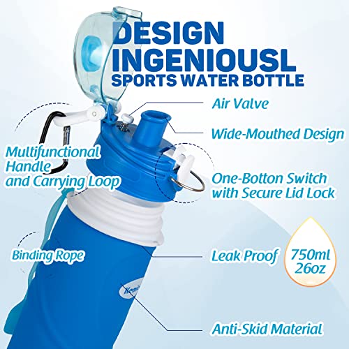 Collapsible Silicone Water Bottles