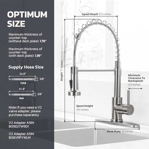 Kitchen Faucet with Soap Dispenser