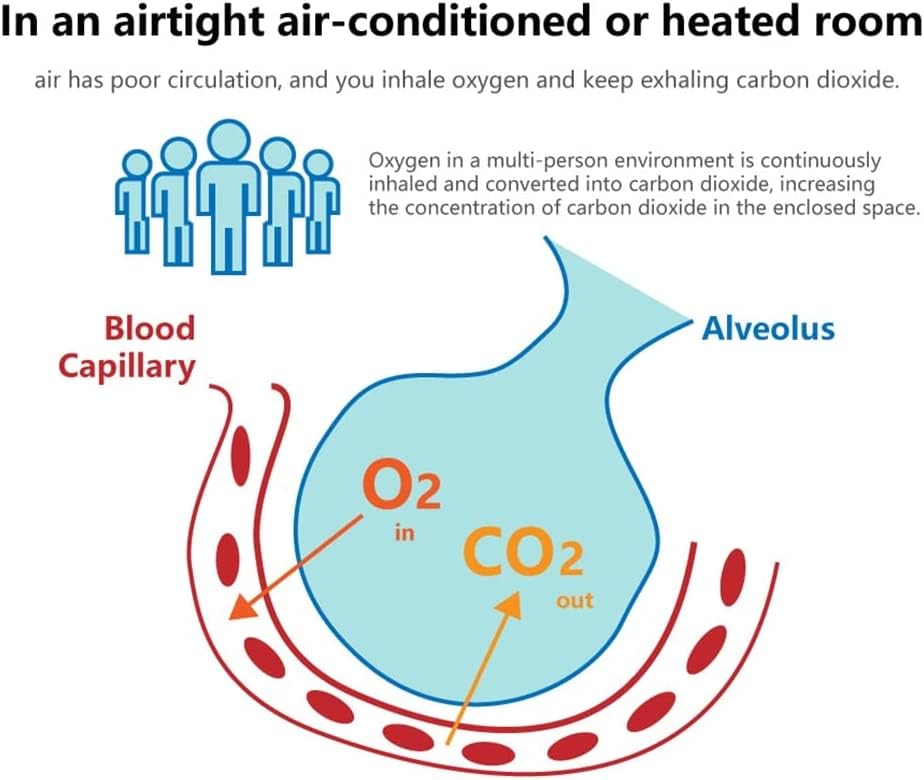 Carbon Dioxide CO2 + PM2.5 Air Quality Monitor