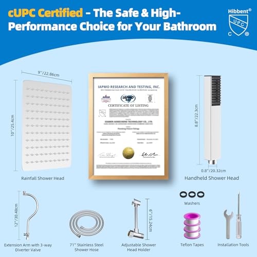 All Metal cUPC Certified Shower Head