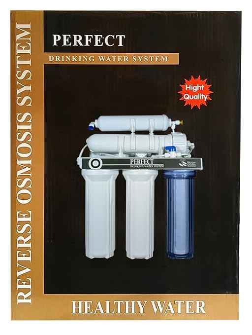 5-Stage Reverse Osmosis Water Filter System - 75 GPD RO Drinking Water Purifier with Auto Shut-Off Leak Detector - High-Efficiency Home Filter for Removing 1000+ Contaminants,
