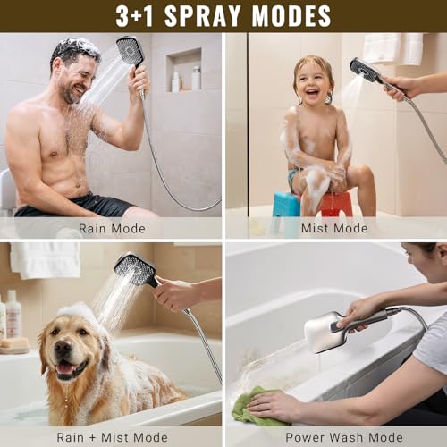 13 Inch Rainfall Shower Head with Handheld Combo