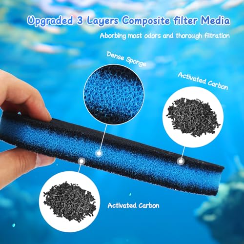 12 Pcs Canister Filter Pads Compatible with PONDFORSE 172 (12 Count)