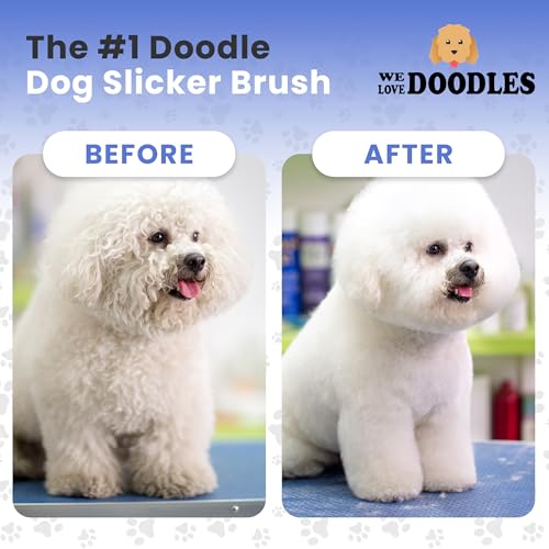 Small Curved Slicker Brush For Dogs
