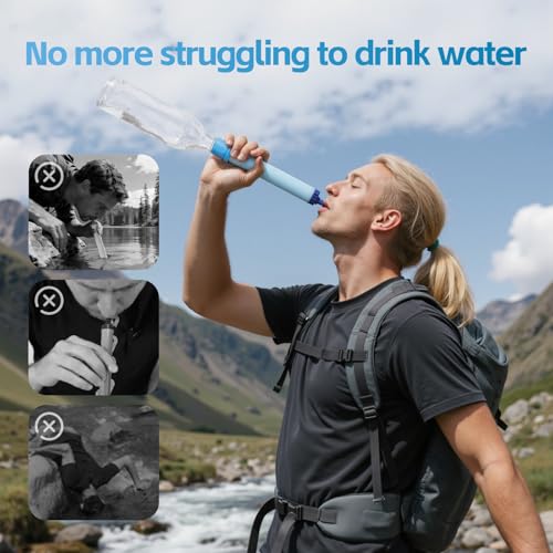 2 Pcs Water Filter Coupling Compatible with LifeStraw