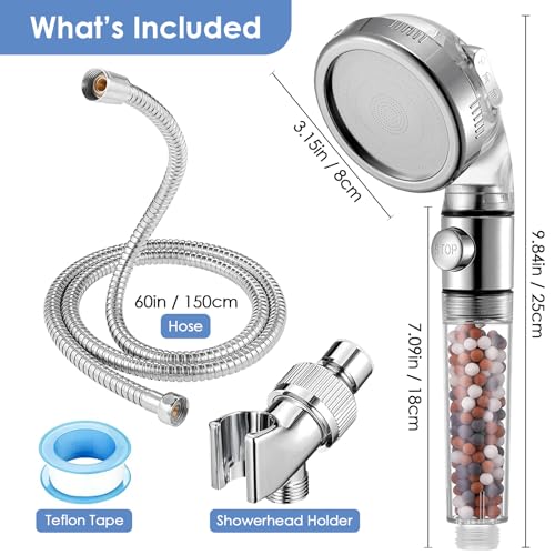 High Pressure Handheld Shower Head with Filter