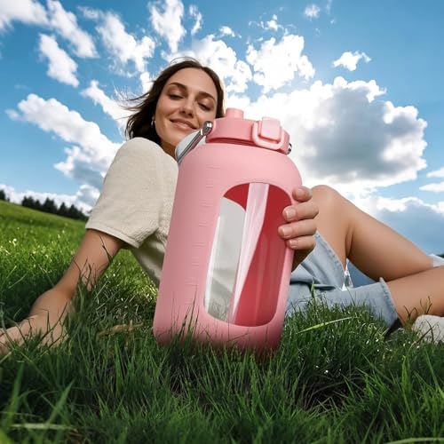 Large Glass Water Bottle