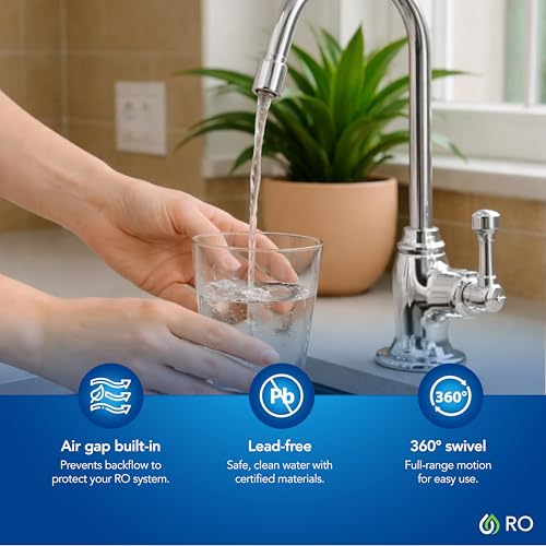 Kind Water 6 Stage Reverse Osmosis Drinking Water System with Chrome Faucet