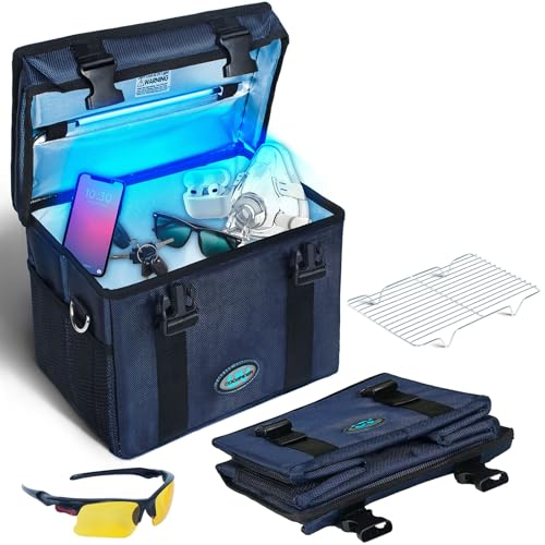 UV Light Sanitizer Box Foldable Powerful Large Cleaner and Sanitizing Machine with 3