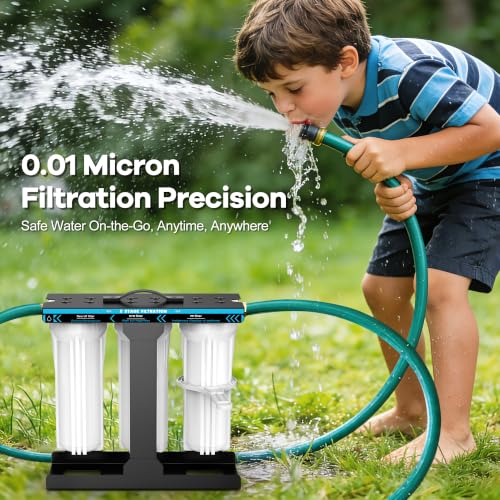 5 Stage RV Water Filter System 0.01 Micron Filtration
