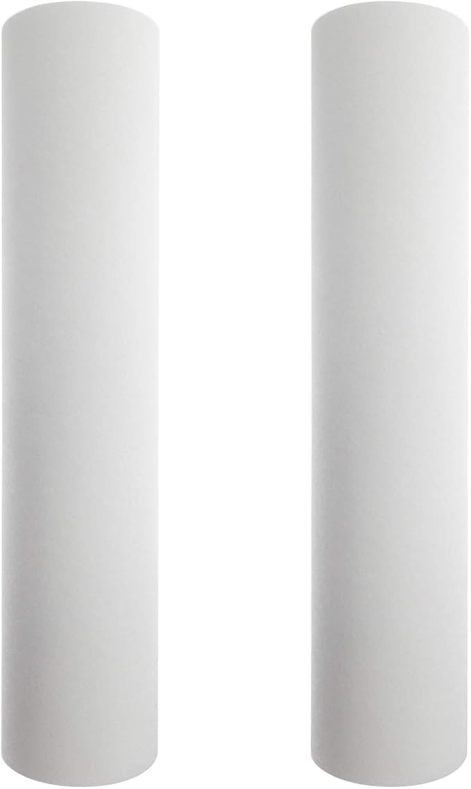 Tier1 10 Micron 20x4.5 Water Filter | Spun Wound Polypropylene Whole House Water Pre-Filter Cartridge | Replacement for Hydronix SDC-45-2010 | 4.5 x 20 Sediment Water Filter (2-Pack)