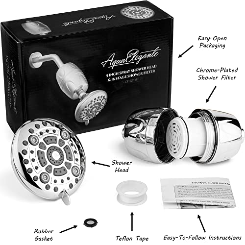 Shower Head & 16 Stage Filter