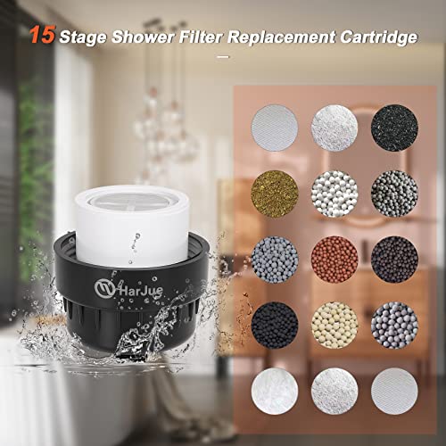 15 Stage Shower Filter Replacement Cartridge (4 Count)