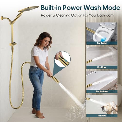 High Pressure Filtered Shower Head with Handheld Combo