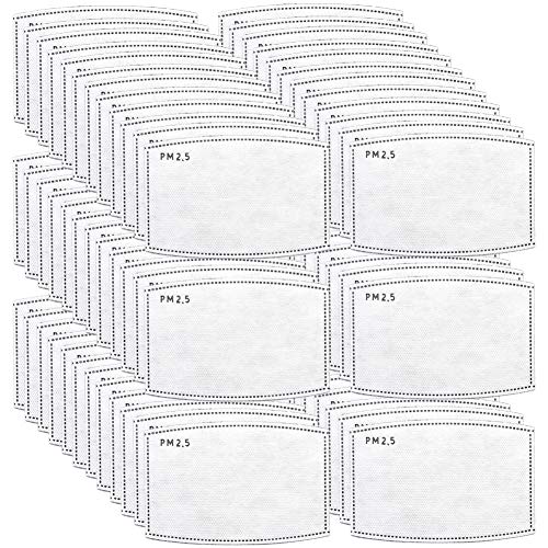 200 PCS PM2.5 Activated Carbon Face Mask Filter for Adults (200 Count)