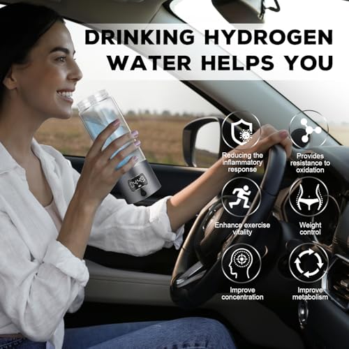 Hydrogen Water Bottle Generator with SPE