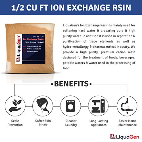 1.5 CU FT. Ion Exchange Resin Cation for Water Softeners