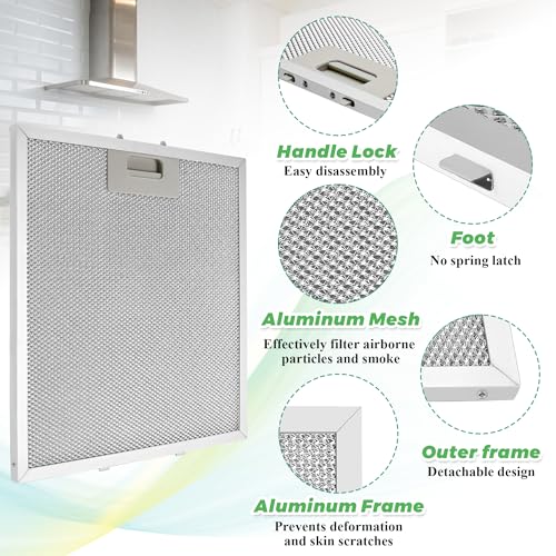 Updated W10169961A Range Hood Filter Replacement (3 Count)