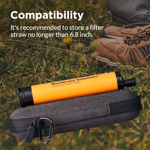 Personal Water Filter Straw with an Official Carry Case