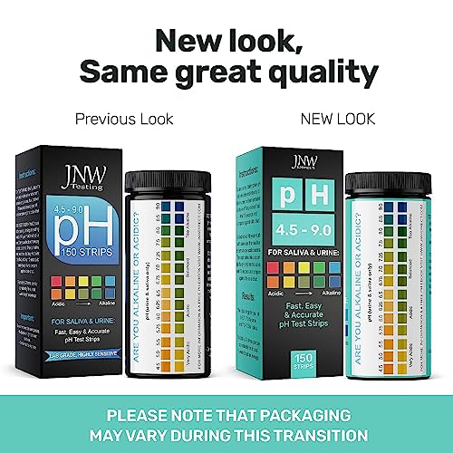 pH Test Strips for Urine and Saliva (150 Count)