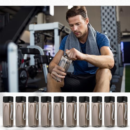 30 Pcs Water Bottles Bulk 17 Oz Plastic Leak Proof