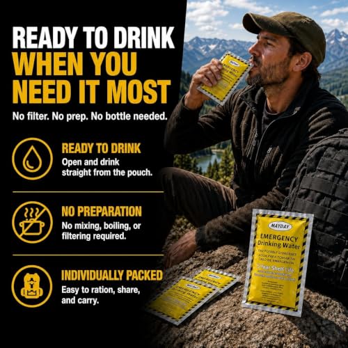Mayday 73011 Emergency Water 4.225 oz (422.5 Fl Oz)
