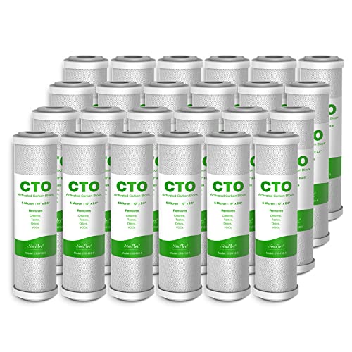 5 Micron 10" x 2.5" Whole House CTO Carbon Sediment Water Filter