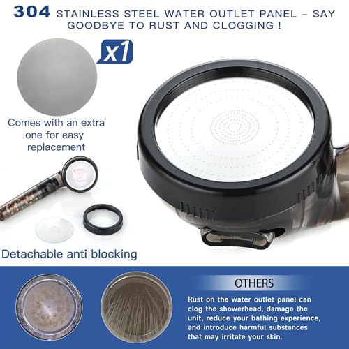 Filtered Shower Head with Handheld