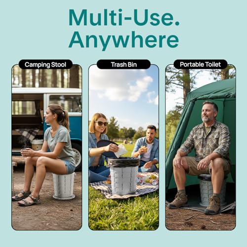 Foldable Toilet Seat for Camping
