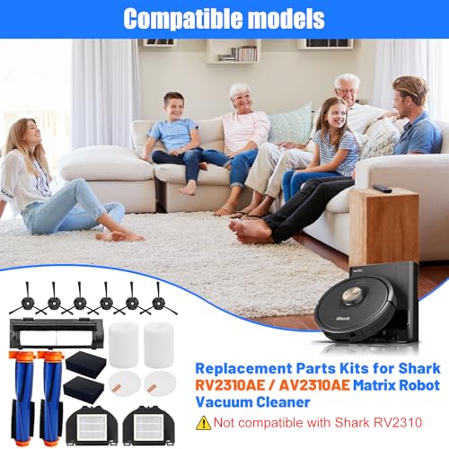RV2310AE Replacement Parts for Shark AV2310AE (15 Count)