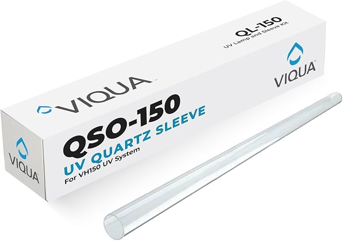 Viqua QSO-150 UV Quartz Sleeve Replacement for VH150 System Genuine OEM Part Durable Protective Sleeve for Reliable Ultraviolet Water Treatment Performance
